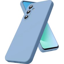 Zemira Home Newface Samsung Galaxy S25 Fe Nano Içi Kadife Silikon - Mavi