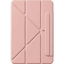 Stylmenplus Newface Apple iPad 2025 10.9 10.nesil (A16) Edz Manyetik Standlı Tablet Kılıfı - Rose Gold
