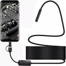 MiraLive Vtn-02 Endoskop Yılan Video Kamera Led’li 2 Metre 7 mm Sert Kablo Su Geçirmez