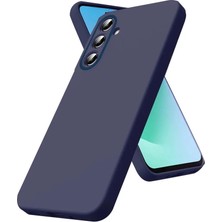 Nerm Samsung Galaxy S26 Nano Içi Kadife Silikon - Lacivert