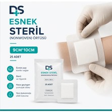 Ds Sağlık DS Esnek Steril (Nonwoven)  Örtüsü 9CM*10CM - (25ADET)