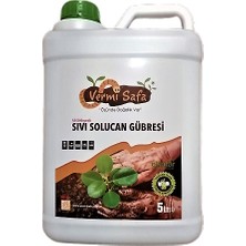 Vermisafa Organik Sıvı Solucan Gübresi 5lt %100 Doğal Bitki Geliştirici Gübre