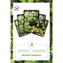 Dermal Canlandırıcı ve Parlaklık Kazandıran Brokoli Maskesi X5 Adet