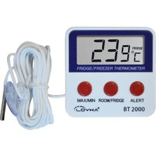 Loyka BT2000 BT-2000 Mıknatıslı ve Alarmlı Buzdolabı Termometresi