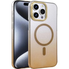 Nerm Apple Iphone 14 Pro Max Glossy Magsafe Kapak - Çöl Titanyum