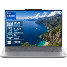 Lenovo Thinkbook 14 21SG00L8TX I5-13420H 16GB Ddr5 512GB SSD Wuxga 14" IPS 60Hz Freedos