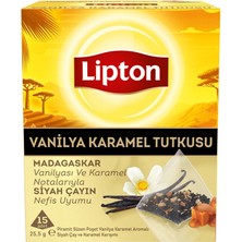 Lipton Vanilya Karamel Aromalı Piramit Poşet Çay 15'li
