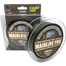 Asso Mainline Pro Special 0.30 mm 1000M Dark Green Sazan Misinası 12LBS Çeker