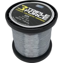 Asso Triple Force 1.04 mm 1000MT Grey Igfa Class Monofilament Misina 80.5kg Çeker