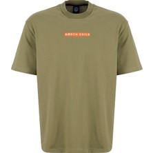 North Sails Yeşil Erkek Regular Fit Baskılı T-Shirt NS0000693145