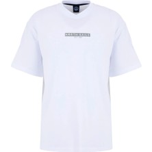 North Sails Beyaz Erkek Regular Fit Baskılı T-Shirt NS0000693145