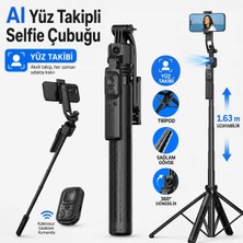 Kameralı Hareket Takip Özellikli Kumandalı Profesyonel Tripod
