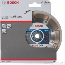 Bosch  - Standard Seri Taş İçin Elmas Kesme Diski - 115 X 22,23 X 1,6 X 10 Mm