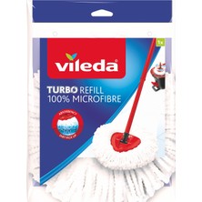 Vileda Turbo Easy Wring Mikrofiber Paspas Yedek Beyaz