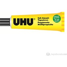 UHU Sıvı Yapıştırıcı Solventsiz 60 ml Kalıcı Şeffaf Çok Amaçlı Kullanım İçin