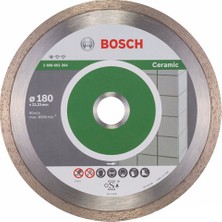 Bosch  - Standard Seri Seramik İçin Elmas Kesme Diski - 180 X 22,23 X 1,6 X 7 Mm
