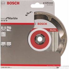 Bosch  - Best Serisi Mermer İçin Elmas Kesme Diski - 125 X 22,23 X 2,2 X 3 Mm