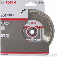 Bosch  - Best Serisi Mermer İçin Elmas Kesme Diski - 115 X 22,23 X 2,2 X 3 Mm