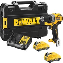 Dewalt Şarjlı Vidalama Makinesi 12V 2Ah Darbesiz Kompakt Tasarım ile Yüksek Tork 57 Nm