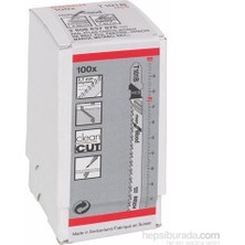 Bosch  - Temiz Kesim Serisi Ahşap İçin T 101 B Dekupaj Testeresi Bıçağı - 100'Lü Paket