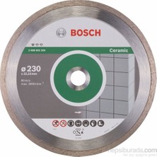 Bosch  - Standard Seri Seramik İçin Elmas Kesme Diski - 230 X 22,23 X 1,6 X 7 Mm