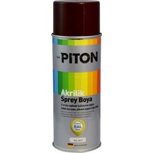 Akrilik Boya Ral 8017 Çikolata Kahve 400 ml Sprey Boya Piton