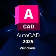Autodesk Autocad 2025 (Windows) - 1 Pc 2 Yıl Serial Key (Bireysel Kullanıcı)