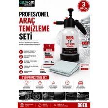 Bgea Profesyonel Sıvı Atan Pompa Seti 2 Lt-Bgea Sihirli Sünger&özel Mikrofiber Bez 32X32 cm