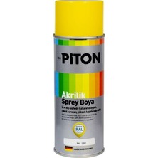Piton Akrilik Boya Ral 1003 Sinyal Sarı 400 ml Sprey Boya