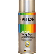 Piton 400 ml Gümüş Gri Akrilik Sprey Boya