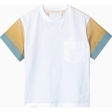 3.1 Phillip Lim Ombré Voile Detaylı Kadın T-Shirt