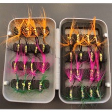 Captain 3452 Trout Fly Sinek Assortment Alabalık Yemi 32LI Mix Set