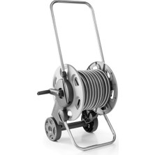 G.f. GF80005749 Hortum Makarası 1/2'' 25M Hortumlu Tekerlekli Metal Teleskopik Kollu Set Premıum