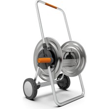 G.f. GF80005829 Hortum Makarası Tekerlekli Metal Teleskopik Kollu Set 75M Premıum