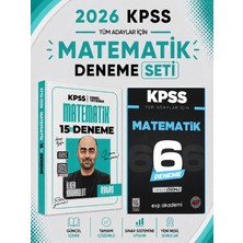 Anla Kazan Yayınları Retro 2026 Kpss Matematik Deneme & Kpss Matematik 6 Deneme Evp Akademi Seti