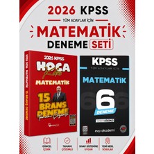 Anla Kazan Yayınları Hoca Kafası 2026 Kpss Matematik Deneme & Kpss Matematik 6 Deneme Evp Akademi Seti