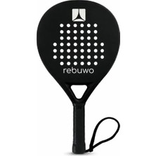 Rebuwo Half Carbon Round Padel Raketi Beyaz