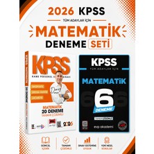 Anla Kazan Yayınları Yargı 2026 Kpss Matematik Deneme & Kpss Matematik 6 Deneme Evp Akademi Seti