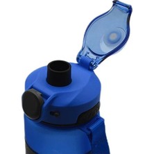 Noki Tritan Soft Touch Auto Kapak Silikon Bantlı Askılı Matara 750 Ml 0121 Mavi