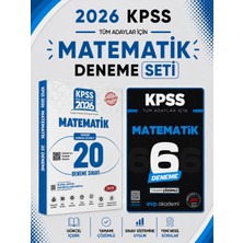 Anla Kazan Yayınları Data 2026 Kpss Matematik Deneme & Kpss Matematik 6 Deneme Evp Akademi Seti