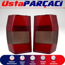 Ustaparçacı Arka Stop Lambası Camı Tofaş Kartal Slx Uyumlu Sağ Sol Takım