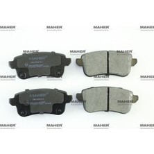 Maher Fren Balata Megane Iv 16= / Talisman 15= (Elektronik El Frenli) Arka 440603558R