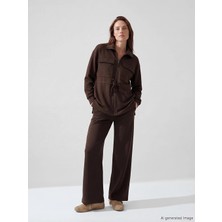 Lcw Modest Kahverengi Soft Touch Modal Karışımlı Kadın Eşofman Altı