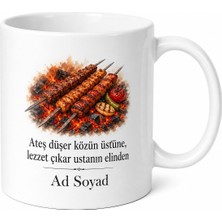 Tupya Gift Mangalın Baş Tacı Kebap Ustası Kahve Kupası Baskılı Hediye Bardak