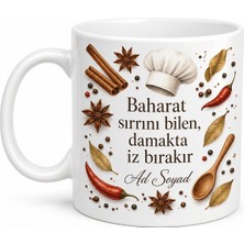 Tupya Gift Aşçıbaşı Mutfak Şefi Baharat Sırrı Lezzet Patlaması Gurme Menü Kupa Bardak Hediye
