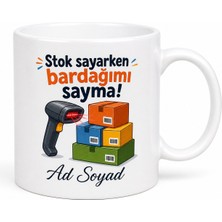 Tupya Gift Depo Sorumlusuna Stok Sayımı Barkod Okuyucu Esprili Kupa Bardak Hediye