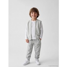 LC Waikiki Lcw Kids Gri Beli Lastikli Jogger Fit Erkek Çocuk Eşofman Altı