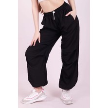 Ded Collection Kadın Paraşüt Bilek Ayarlamalı Bol Pantolon