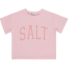 Civil Girls Salt Baskılı 6-9 Yaş Tişört - Pembe