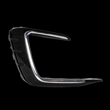 Vw Tiguan R-Line 2022- Tampon Izgarasi Sol Komple Parlak Siyah Nikelaj 5NA854661HDPJ Wisco